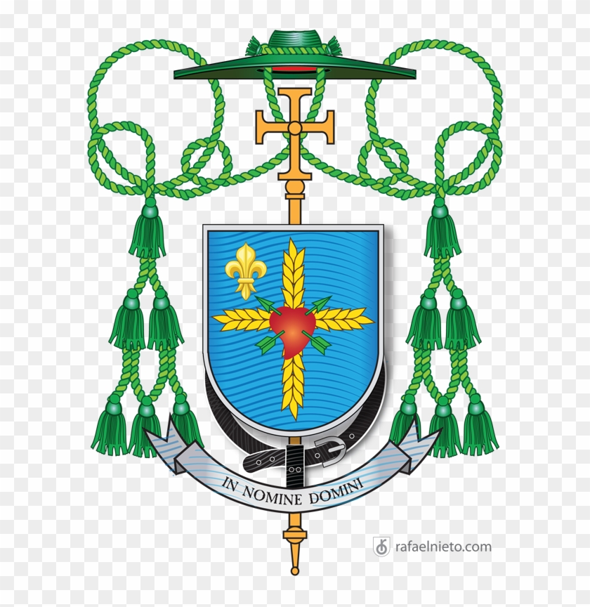 Bispo José Luis Azcona Hermoso - Coat Of Arms Of Dominican Bishop Clipart