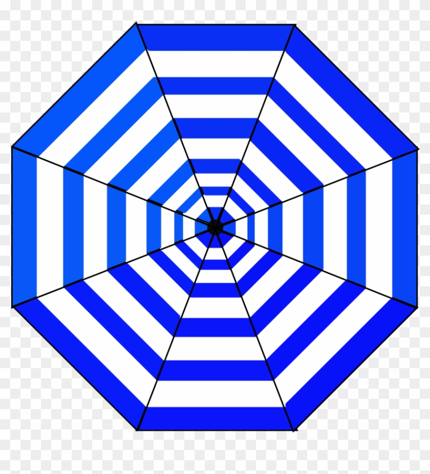 Parasol Png , Png Download - Black & White Beach Umbrella Clipart