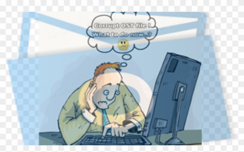 Why Does Outlook 2010 Ost File Keeps Getting Corrupted - Illustration Clipart #4260367