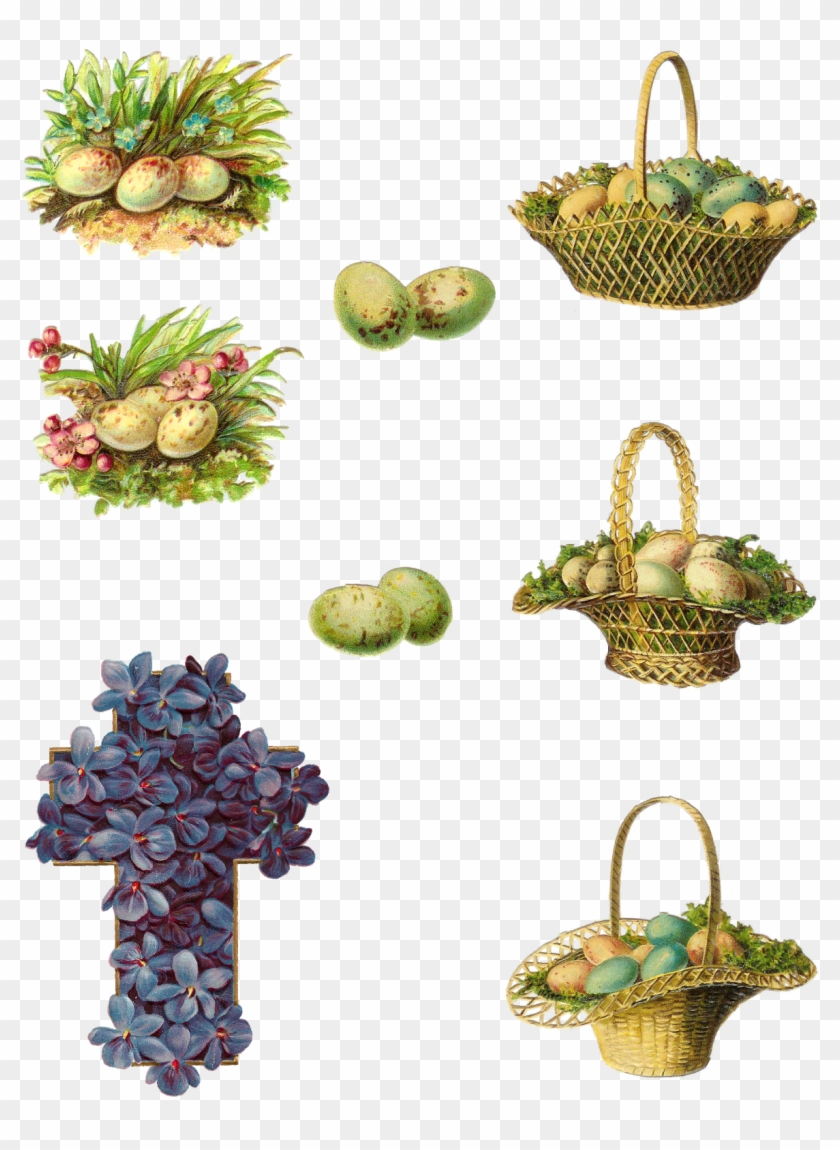 Easter Eggs Collage Sheet Download - Sultana Clipart #4260752