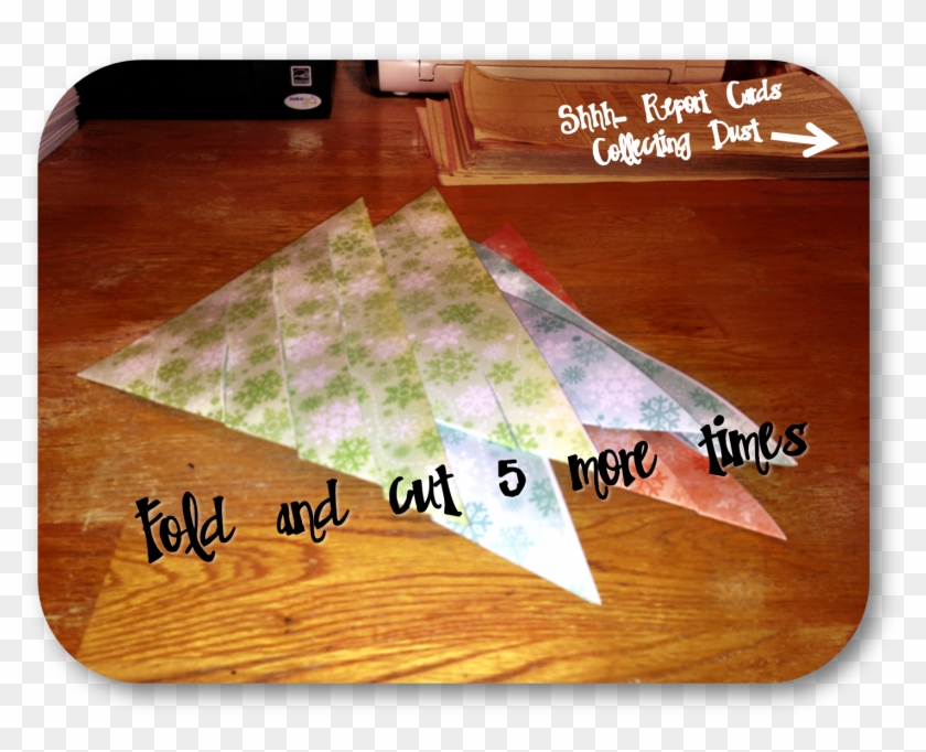 {i Cut And Fold All Of Them Usually Before Doing Any - Plywood Clipart #4260870