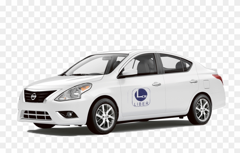 Taxi Ejecutivo - 2015 Silver Nissan Versa Clipart