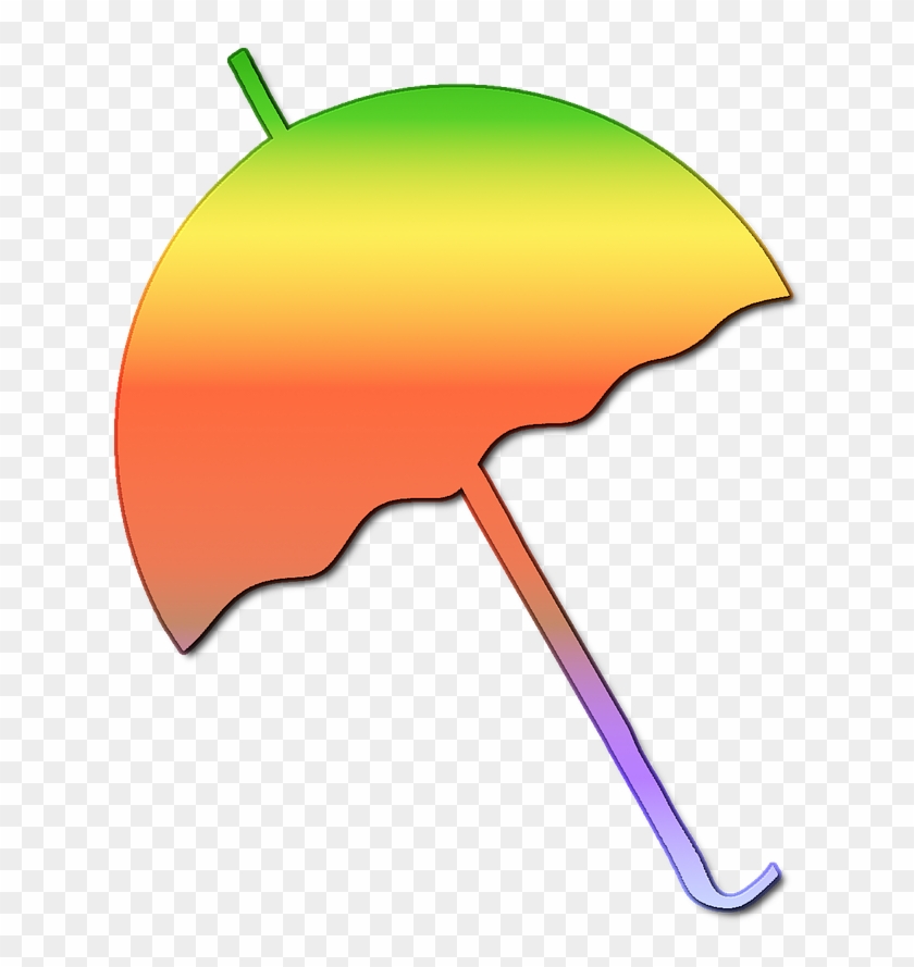 Umbrella Colorful Brolly Parasol Png Image Clipart #4260946