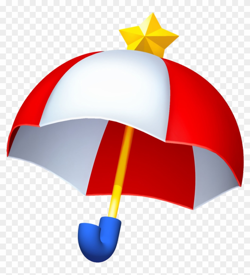 Clipart Umbrella Striped Umbrella - Kirby Parasol - Png Download