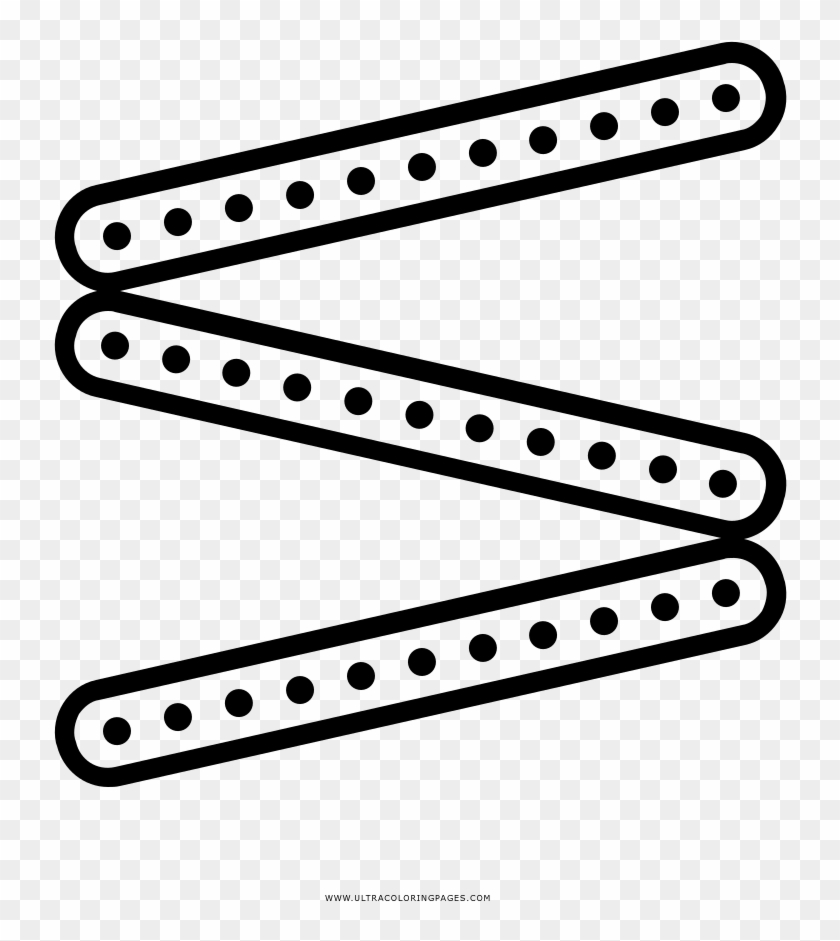 Conveyor Belt Coloring Page - Guitar String Clipart #4261397