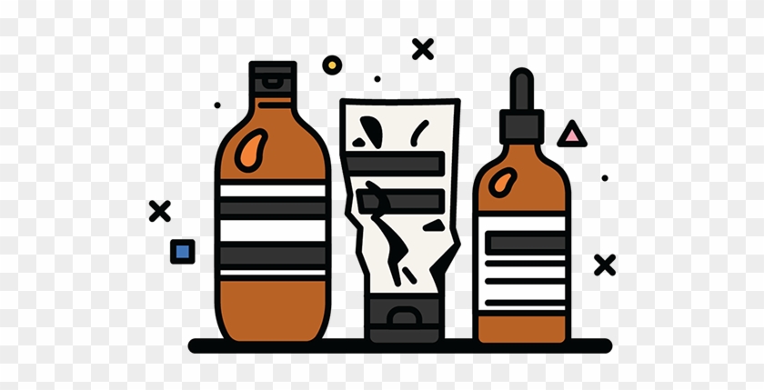 San Diego Magazine Icons On Behance - Glass Bottle Clipart