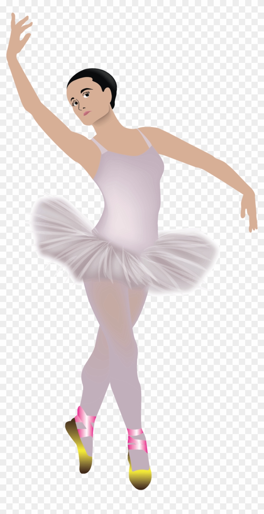 Pink Wearing Ballerina Big Image Png Ⓒ - Ballerina Icons Clipart #4261784