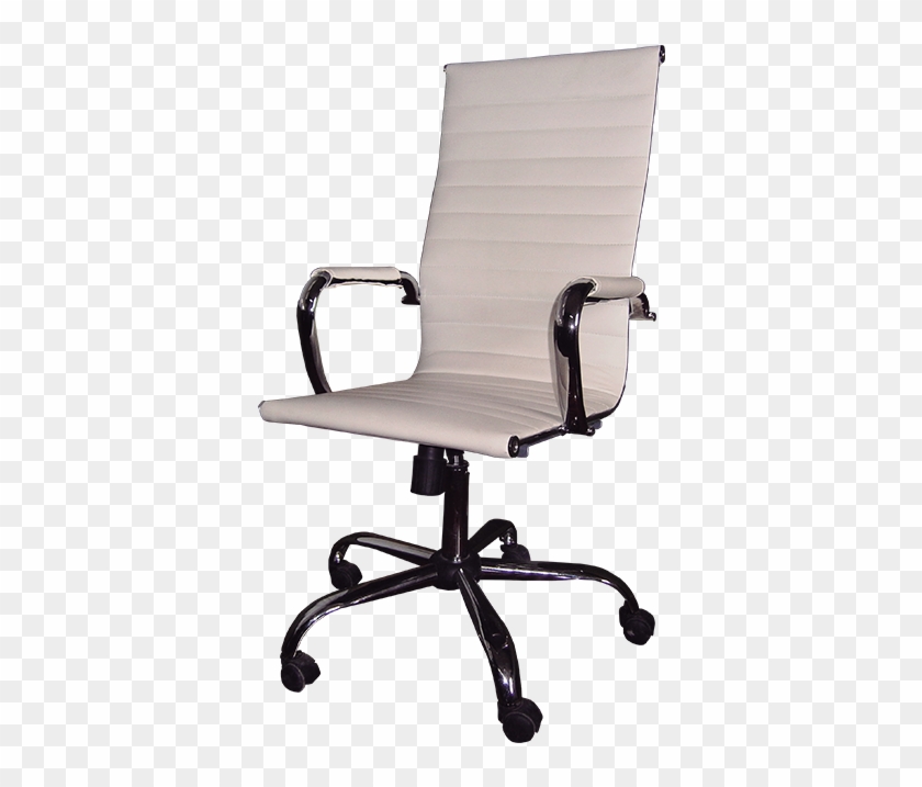Sillón Ejecutivo Blanco - Office Chair Clipart