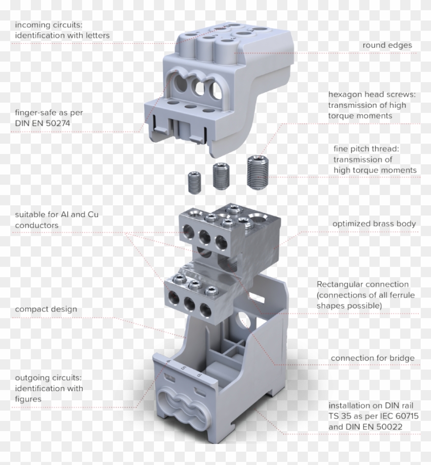 Sub-distribution Blocks Product Benefits - Machine Tool Clipart