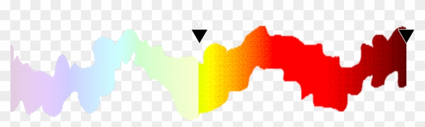 Spectral Range, From Yellow To Red - Map Clipart
