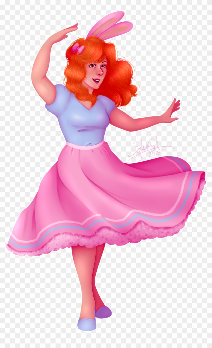 Wanted To Draw Someone Spinning In A Swing Skirt, So - Illustration Clipart