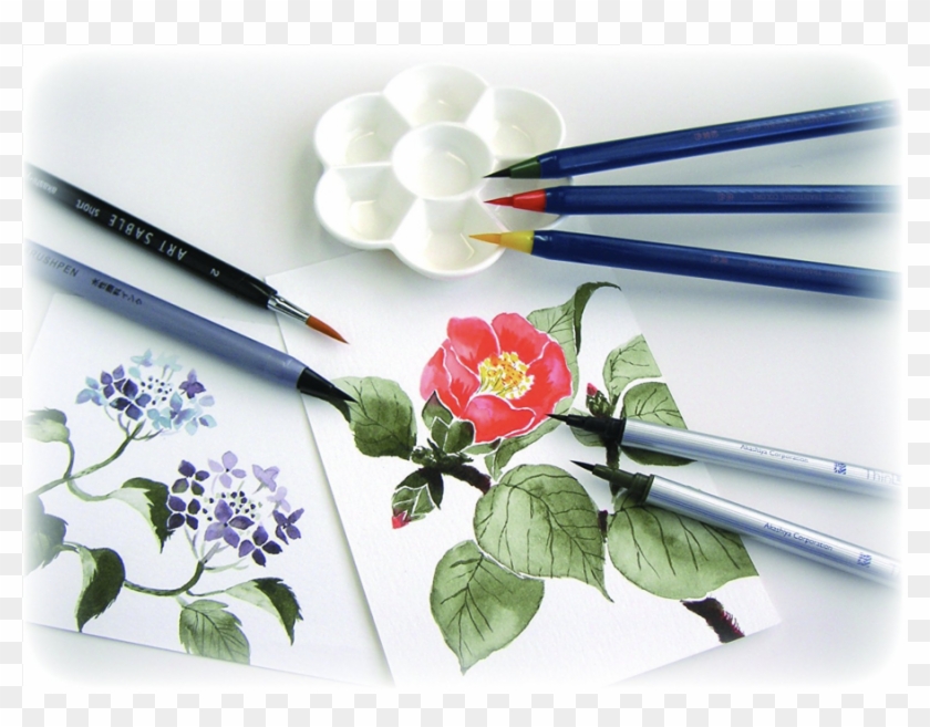 あかしや 筆 ペン 彩 Clipart #4263381