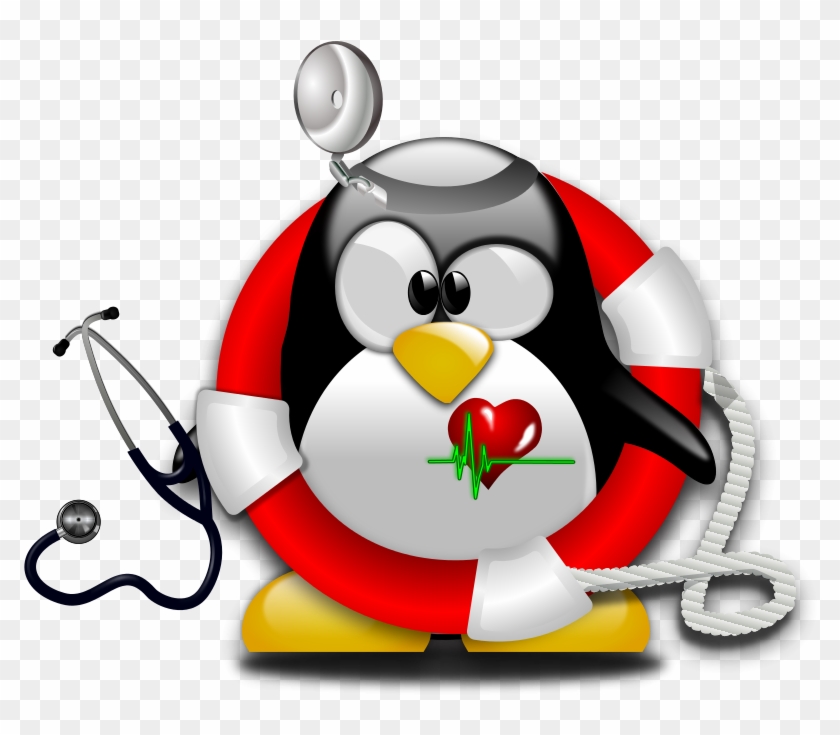 Pilot Tux Linux Clipart