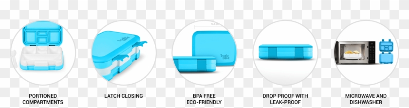 Key Features Of Tradebone Bento Box For Kids - Circle Clipart #4263844