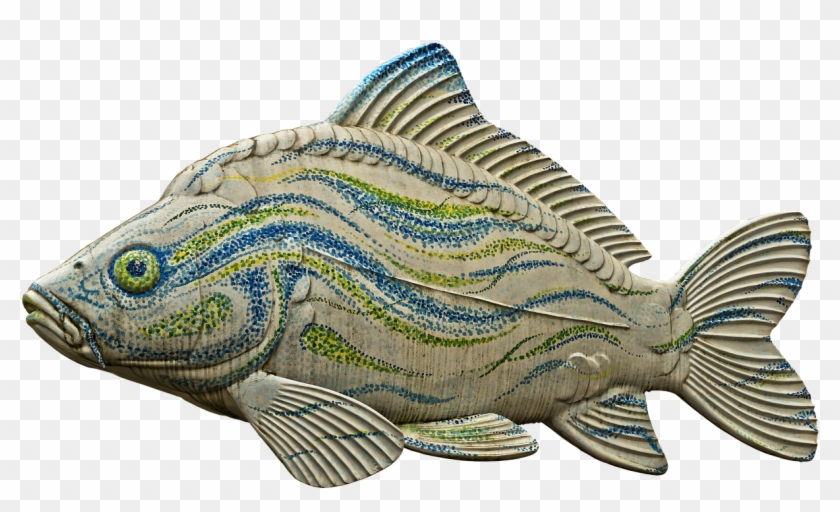 Carp Fish Sculpture - Wrasses Clipart #4263966