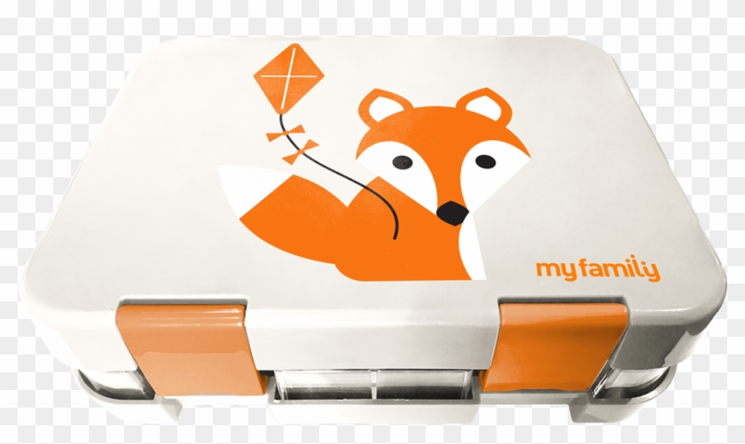 My Family Super Bento Lunch Box Foxy - Bento Clipart