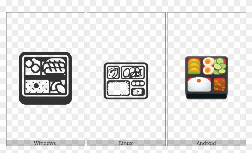 Bento Box On Various Operating Systems - California Roll Clipart