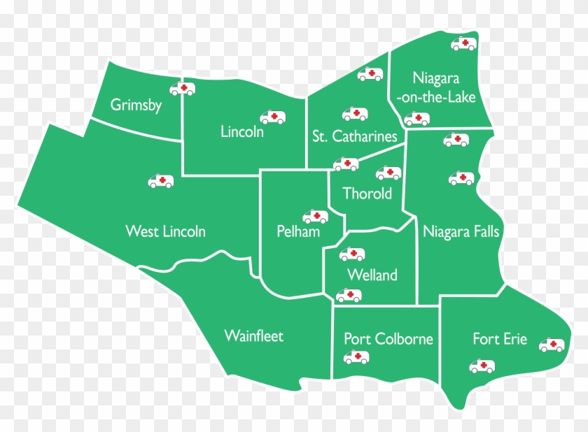 Fleet And Logistics - Paramedic Services Ontario Map Clipart