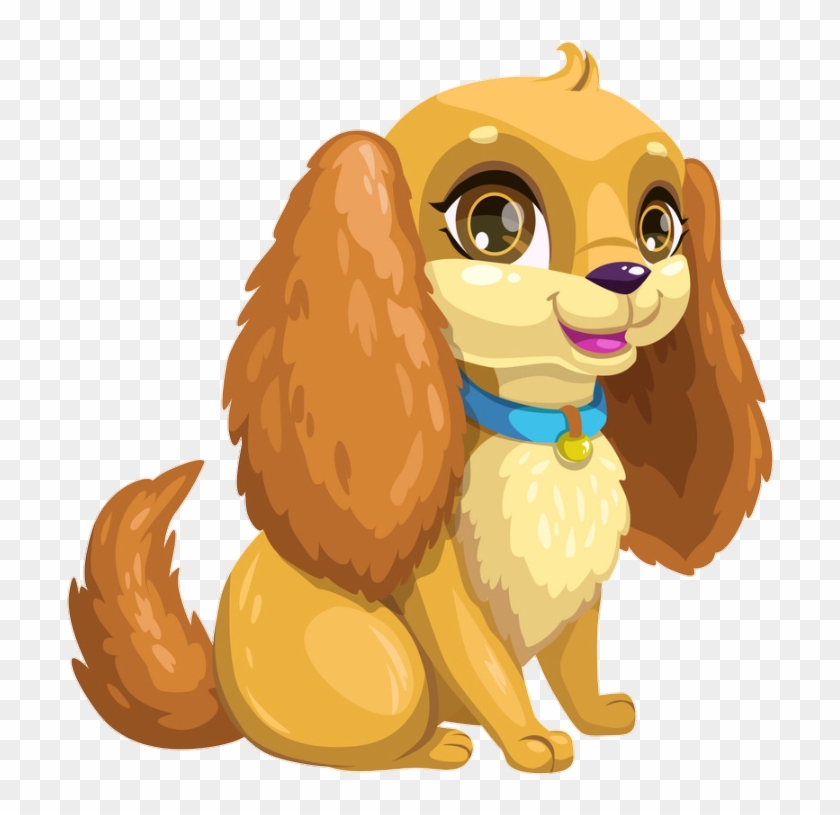 #perro #perrito #perritos #dog #doggy #pet #pets - Dog With Long Ears Cartoon Clipart #4265769
