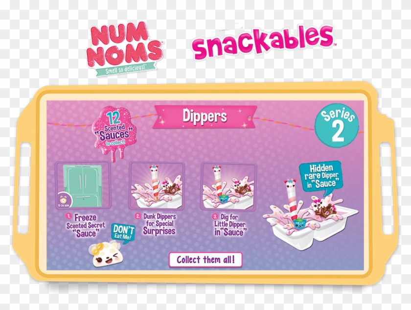 Num Noms Snackables Series 2 Little Dippers Little - Games Clipart #4265878