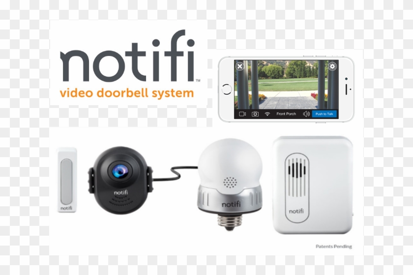 Notifi Video Doorbell System - Heath Zenith Notifi Video Doorbell System Sl-3010-00 Clipart