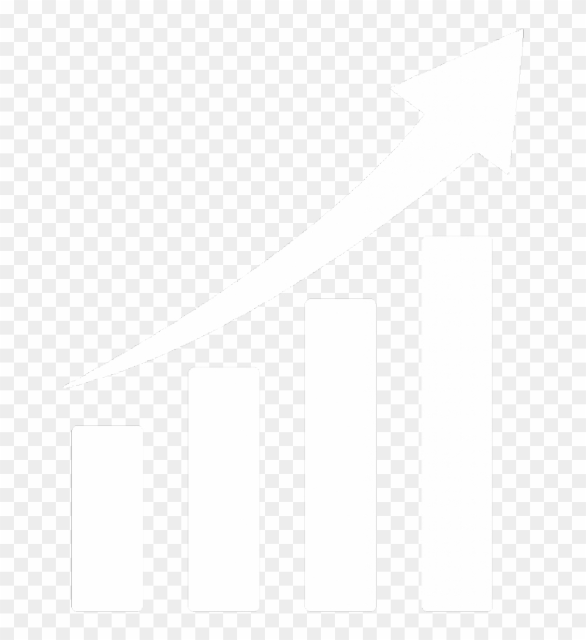 Arrow Up Chart - Increase White Arrow Png Clipart