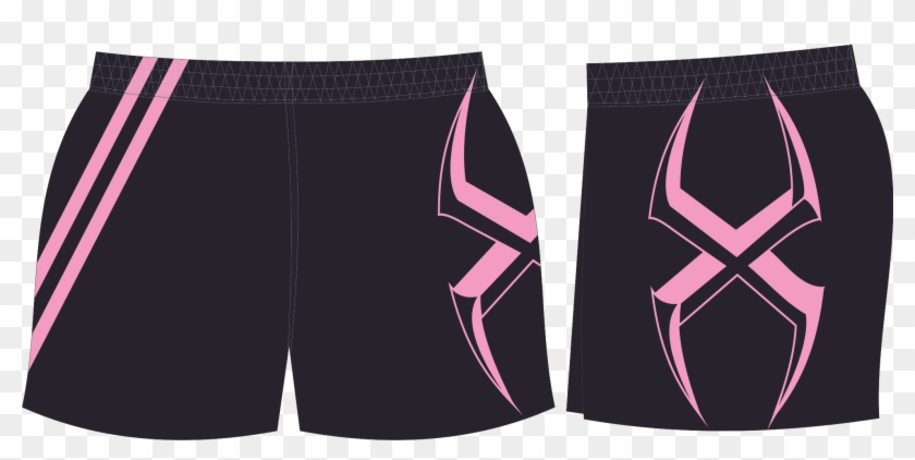 X301xst Black Pink Short - Board Short Clipart