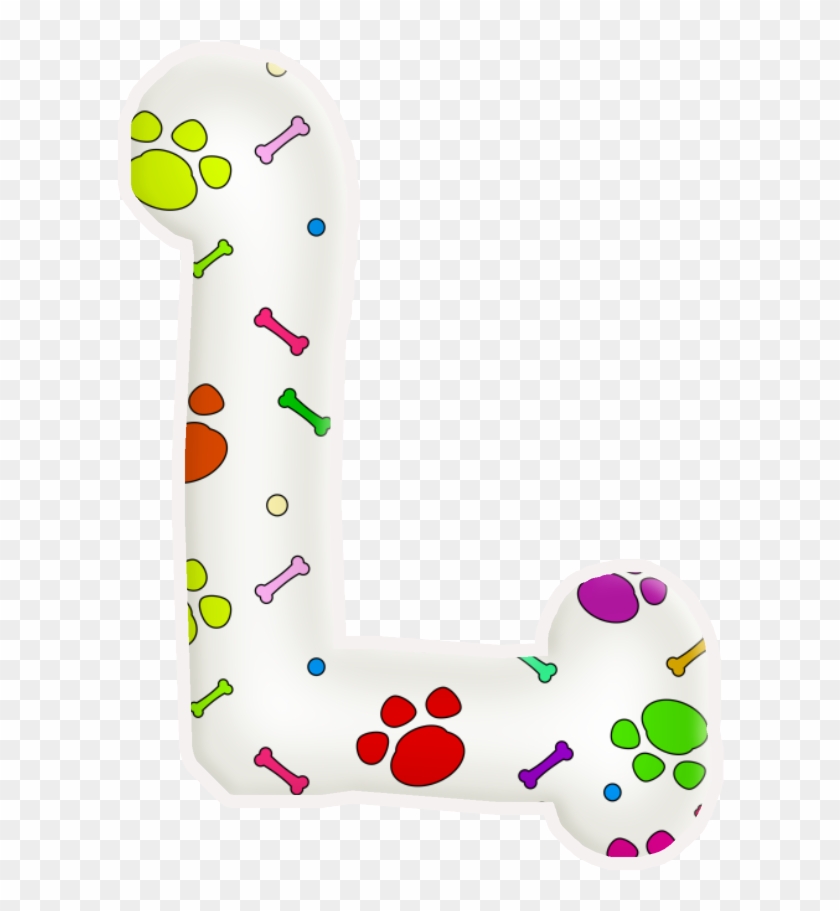 Alfabeto De Huellas De Perritos Clipart #4266255