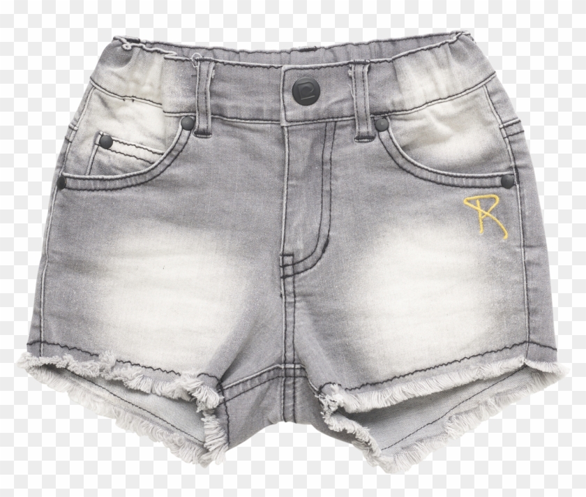 Ryb Tie Dye Denim Short - Shorts Clipart #4266343