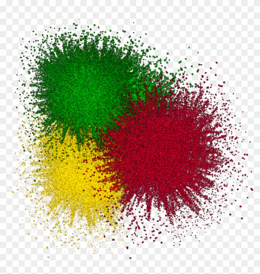 #rasta #vertjaunerouge #explosion #colorsplash #colorful - Circle Clipart #4267126