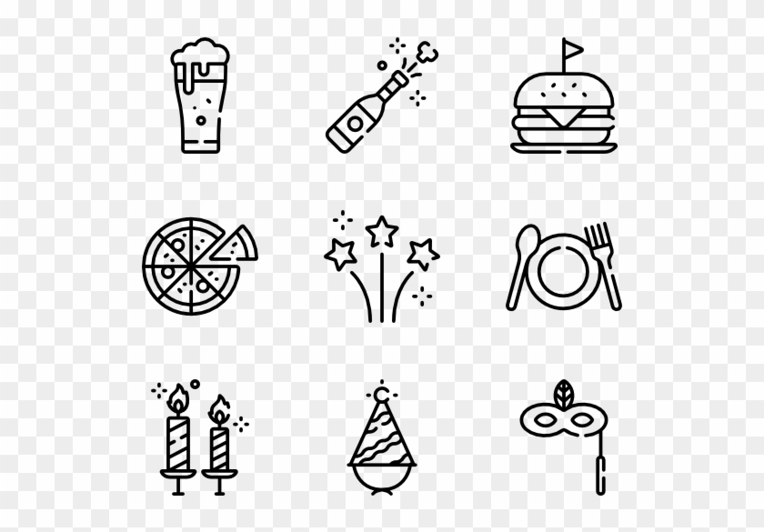 Party & Celebration - Circle 7 Logo Clipart #4267346