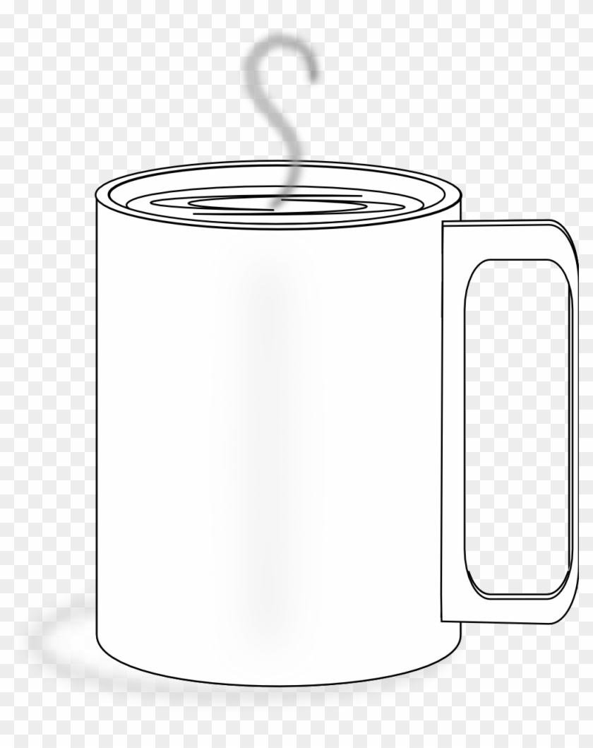 Food Coffee Cup Black White Line Art 999px 137 Clipart