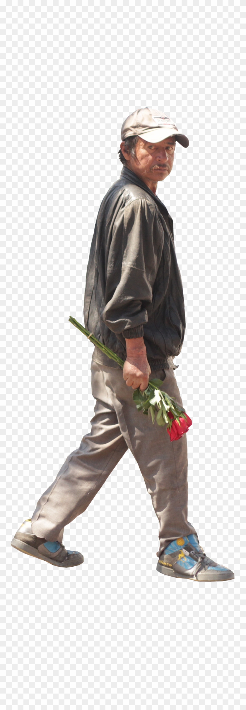 Hombre Perfil Latino - Personas Latinas Caminando Png Clipart