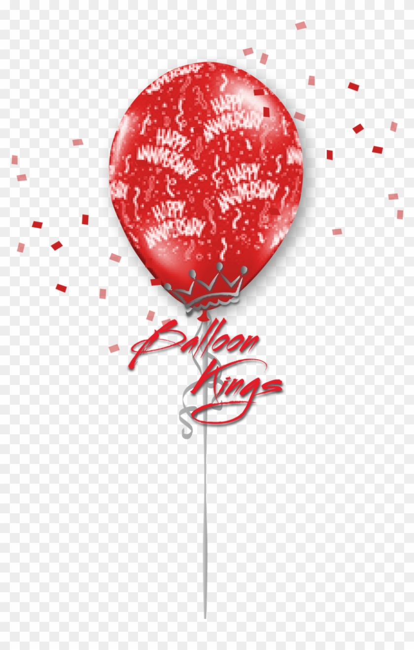 11in Latex Jewel Happy Anniversary - Portable Network Graphics Clipart