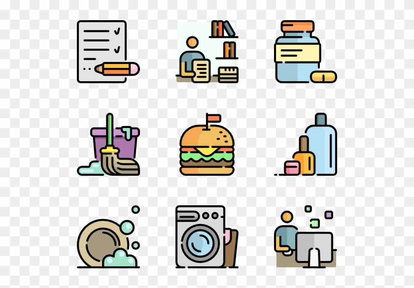 Daily Routine Objects & Actions - Restaurant Menu Icon Vector Clipart #4268390