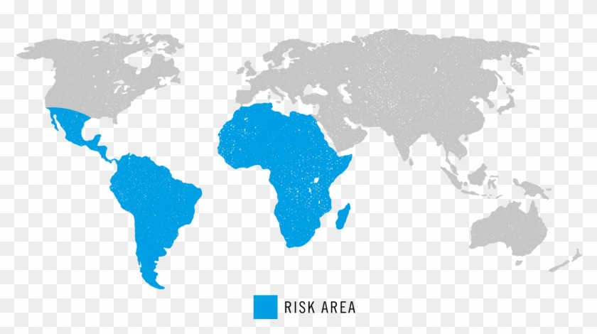 In - Cape Town On The World Map Clipart