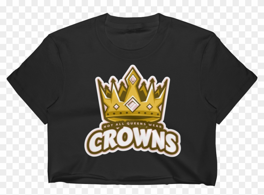 Queen No Crown Crop Top - Topshop Lakers Shirt Clipart