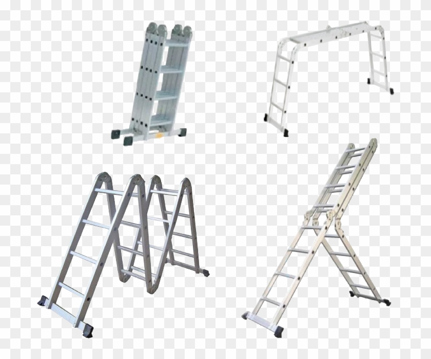 Más Vistas - Escalera 16 Escalones Aluminio Clipart