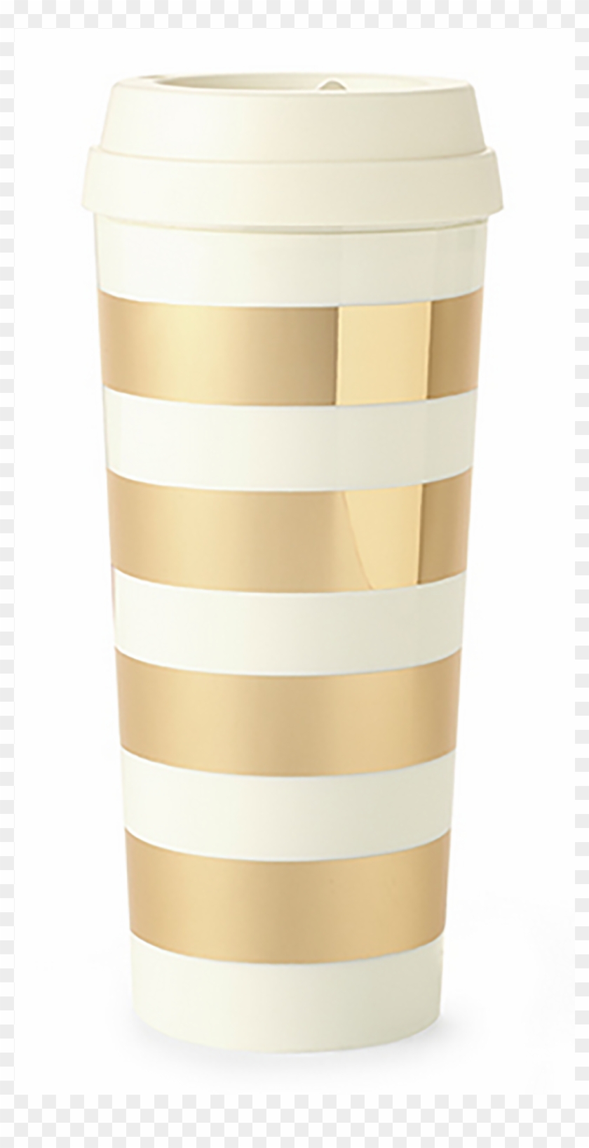 The Gold Stripe Graphics On The Kate Spade Gold Stripe - Kate Spade Thermal Mug Clipart #4269498