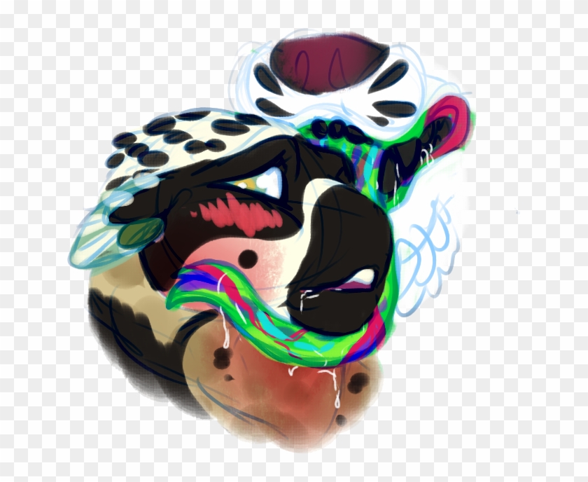 [p] Lick - Illustration Clipart