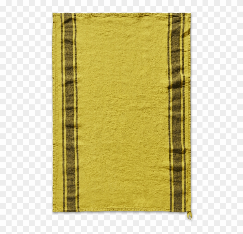 "curcuma" Striped Pre Washed Linen Tea Towel - Placemat Clipart #4269867