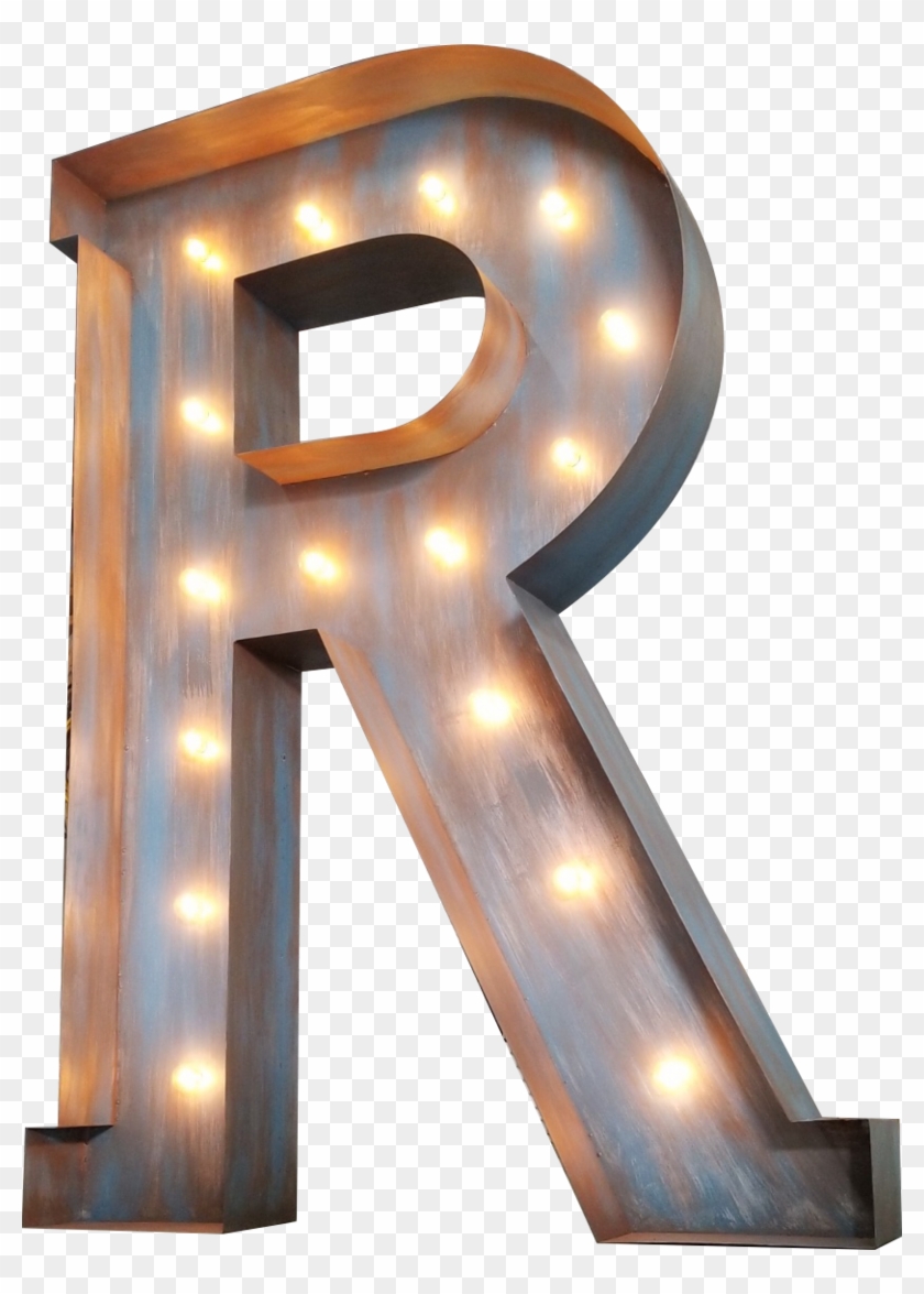 Giant Metal Marquee Letters Industrial Evolution Furniture - Marquee Letters Png Clipart #4270144