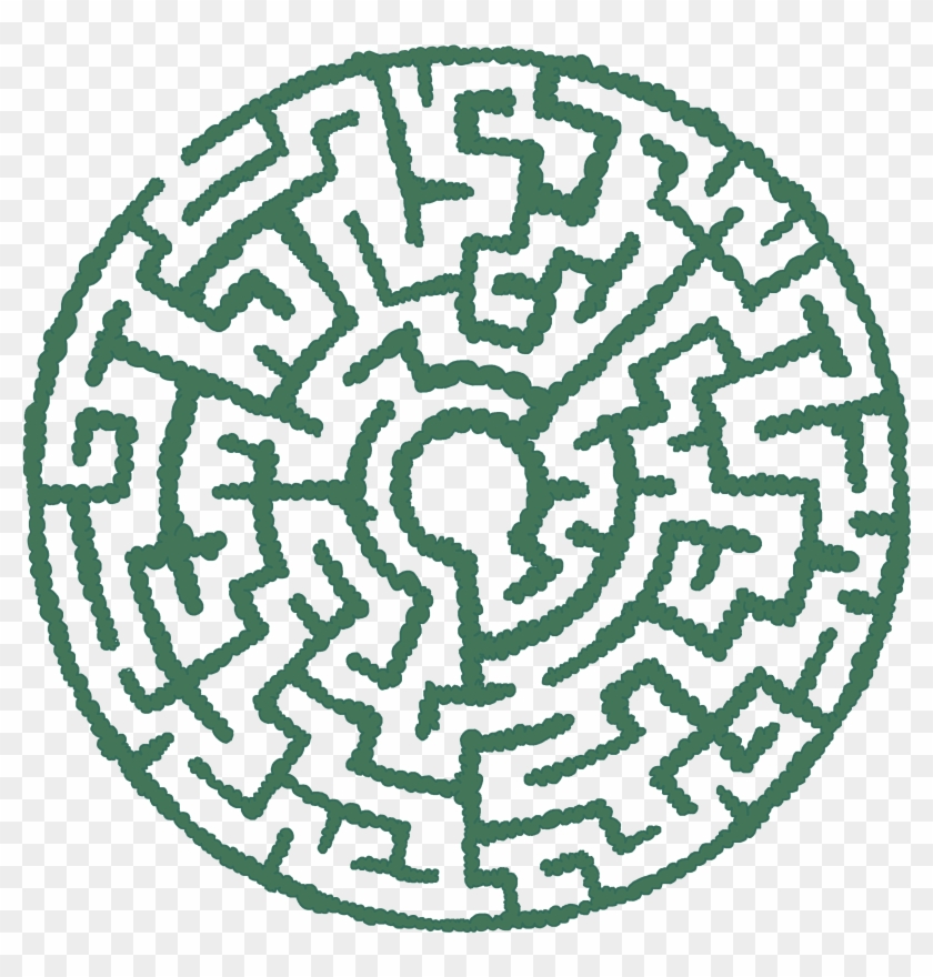 I Wanted A Simple Maze With Changeable/moving Parts - Black Labyrinth Logo Clipart #4271330
