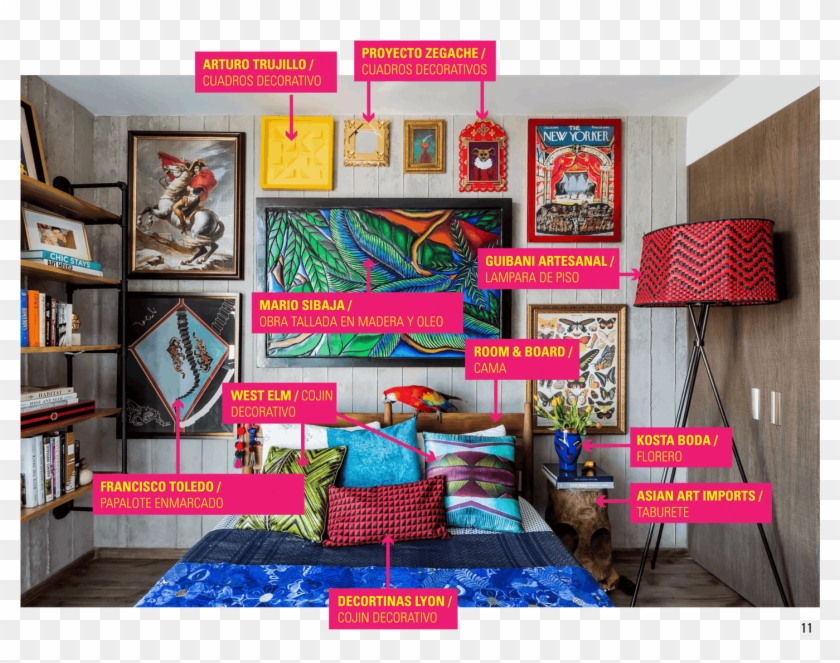 Appartment Therapy , Png Download - Eclectic Maximalist Interior Design Clipart