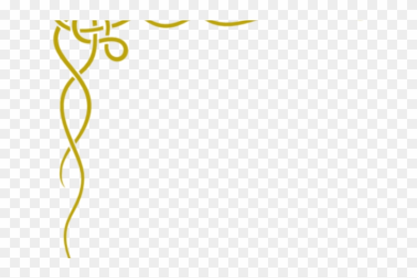 Golden Border Cliparts - Png Download