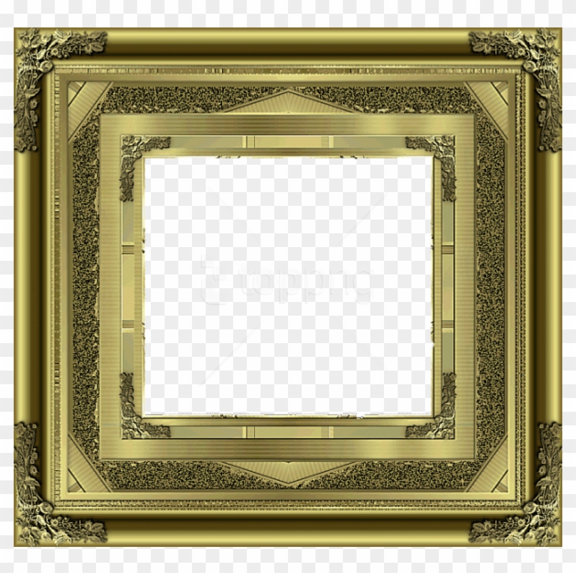 Free Png Gold Transparent Frame Png Images Transparent - Picture Frame Clipart #4271794