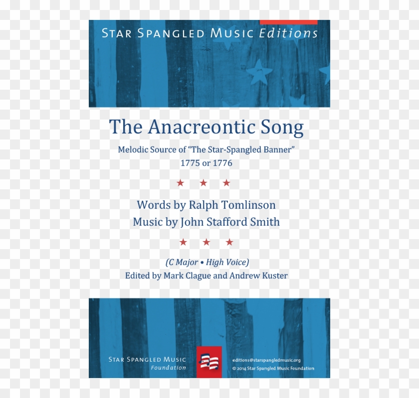 Editions Cover Anacreonticnarrow - Star-spangled Banner Clipart