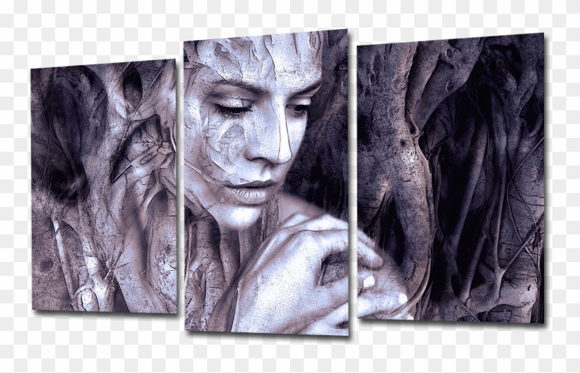 Art Canvas Style - Don T Cut Down The Trees Brother Woodcutter Four Levels Clipart