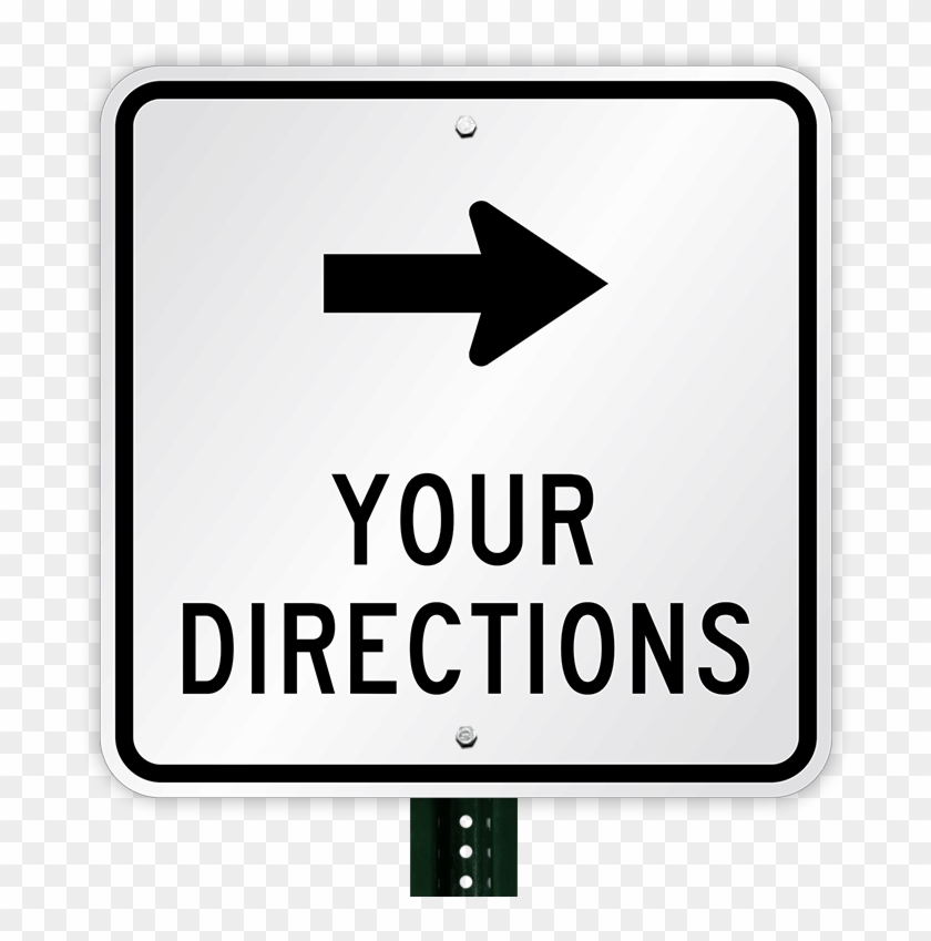 Choose Arrow And Add Your Custom Directions Sign - Sign Clipart #4272949