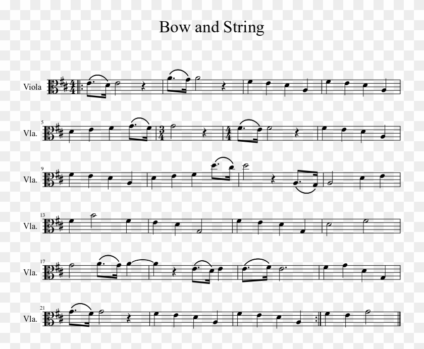 Bow And String - Page 19 In The Book Petit Solfège Illustré Clipart #4272980